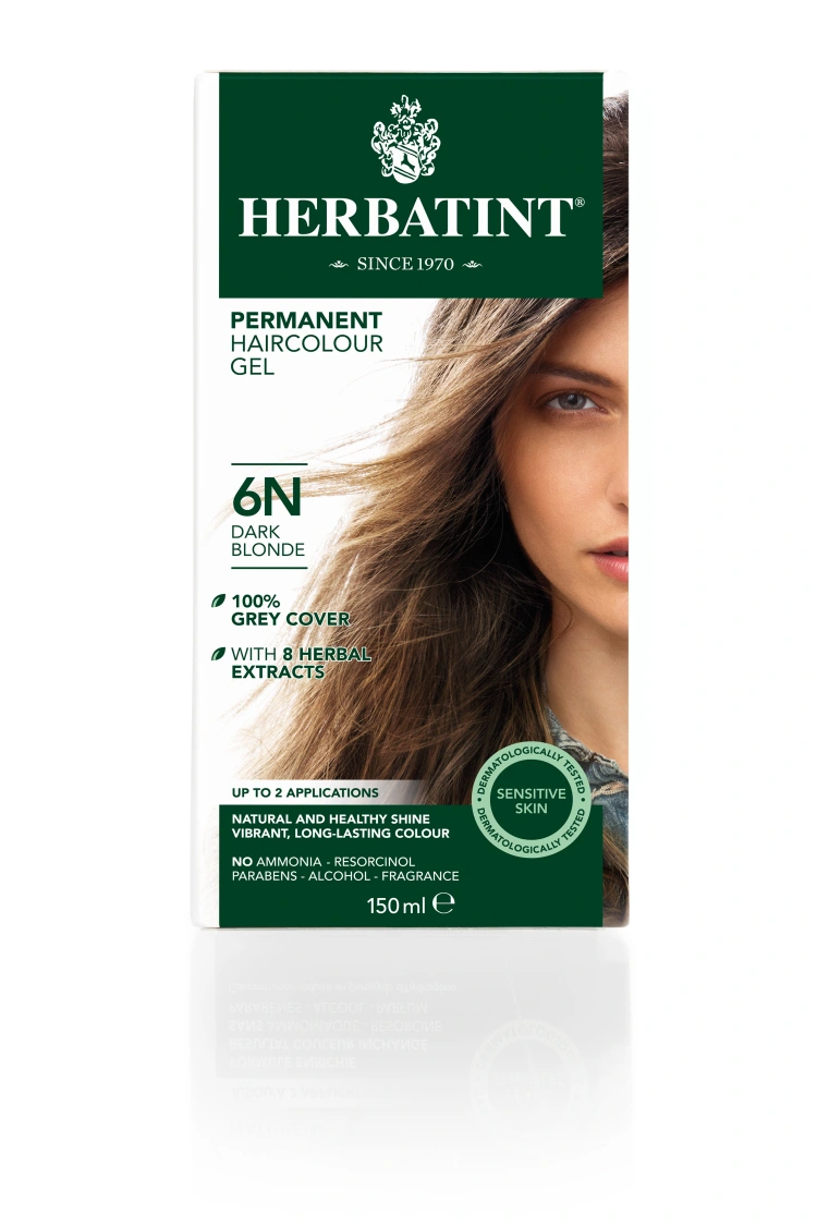 ambalaj vechi Vopsea par fara amoniac Herbatint 6N Blond Închis Herbatint