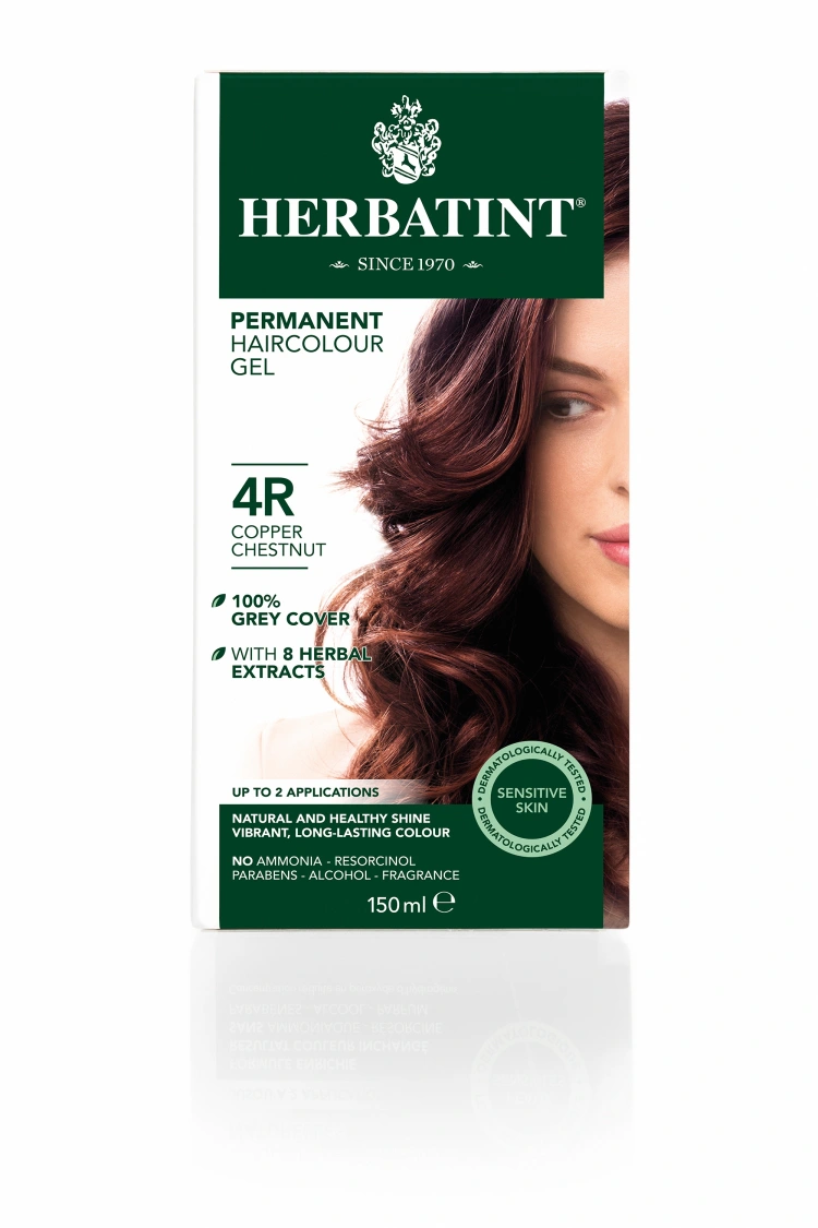 Vopsea pentru par castaniu cupru 4R Herbatint