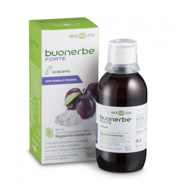 laxativ natural Sirop Buonerbe Forte 180ml Bios Line