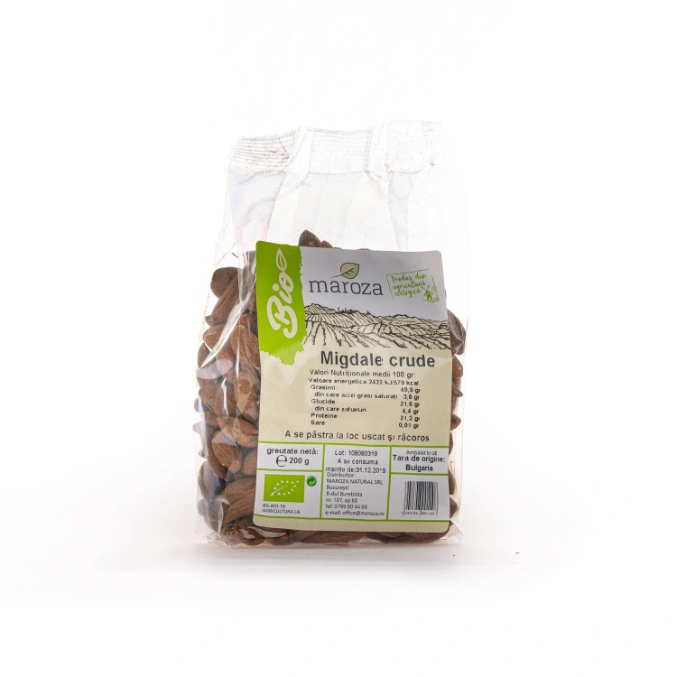 Migdale crude bio 200g Maroza