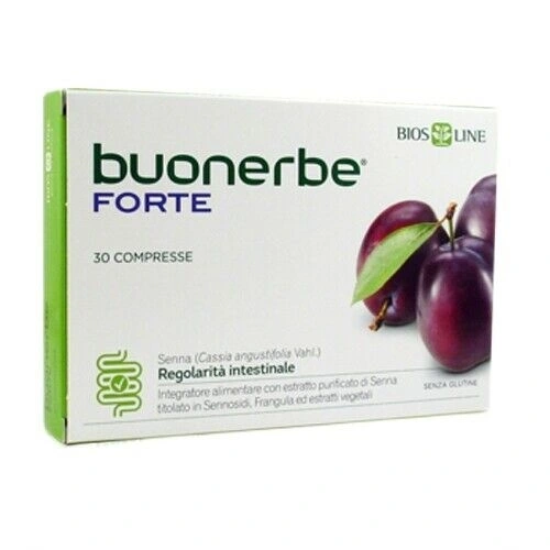 Laxativ natural cu efect rapid Buonerbe Forte 30 comprimate Bios Line