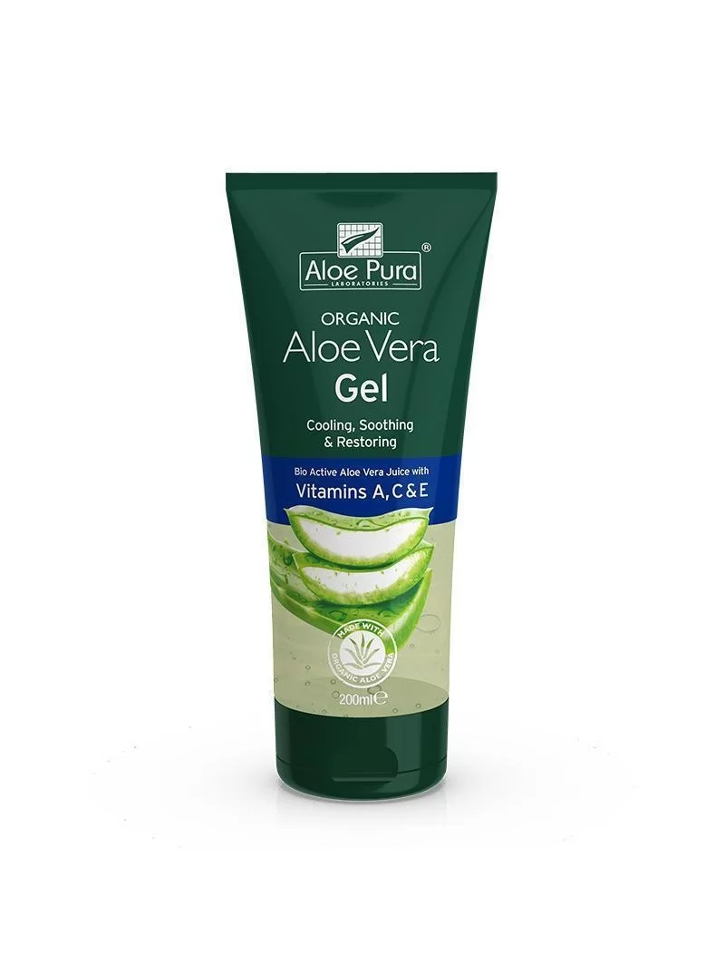 Gel cu Aloe Vera, vitaminele A, C si E 200ml Aloe Pura