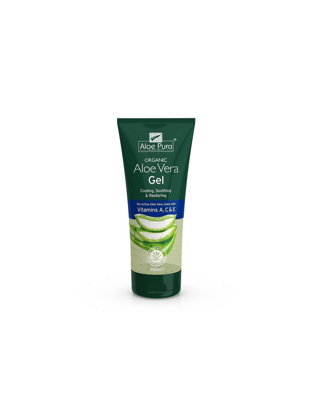 Gel cu Aloe Vera, vitaminele A, C si E 200ml Aloe Pura