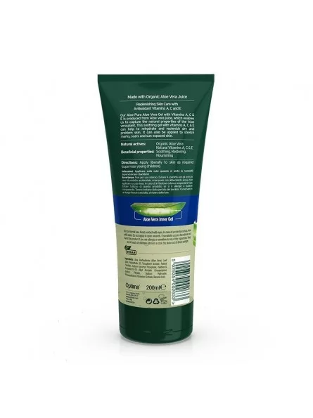 Gel cu Aloe Vera, vitaminele A, C si E 200ml Aloe Pura