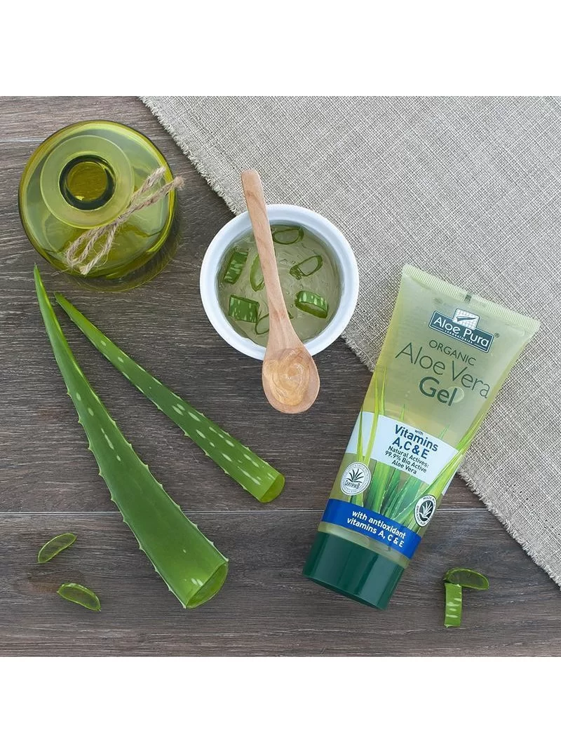 Gel cu Aloe Vera, vitaminele A, C si E 200ml Aloe Pura