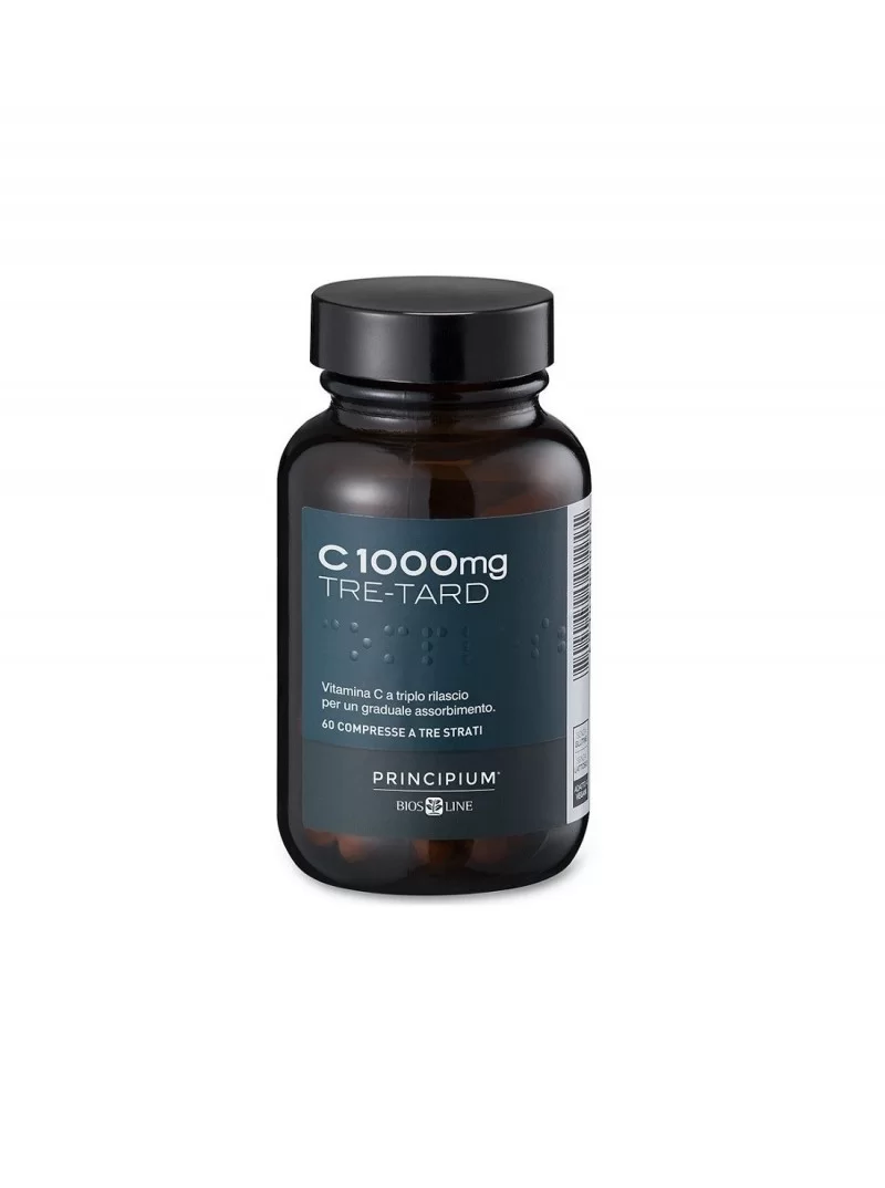 Vitamina C 1000mg Tre-Tard 60 comprimate Principium Bios Line
