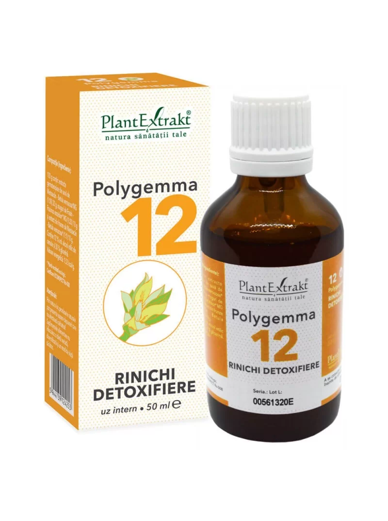 Polygemma 12 Rinichi detoxifiere 50ml PlantExtrakt