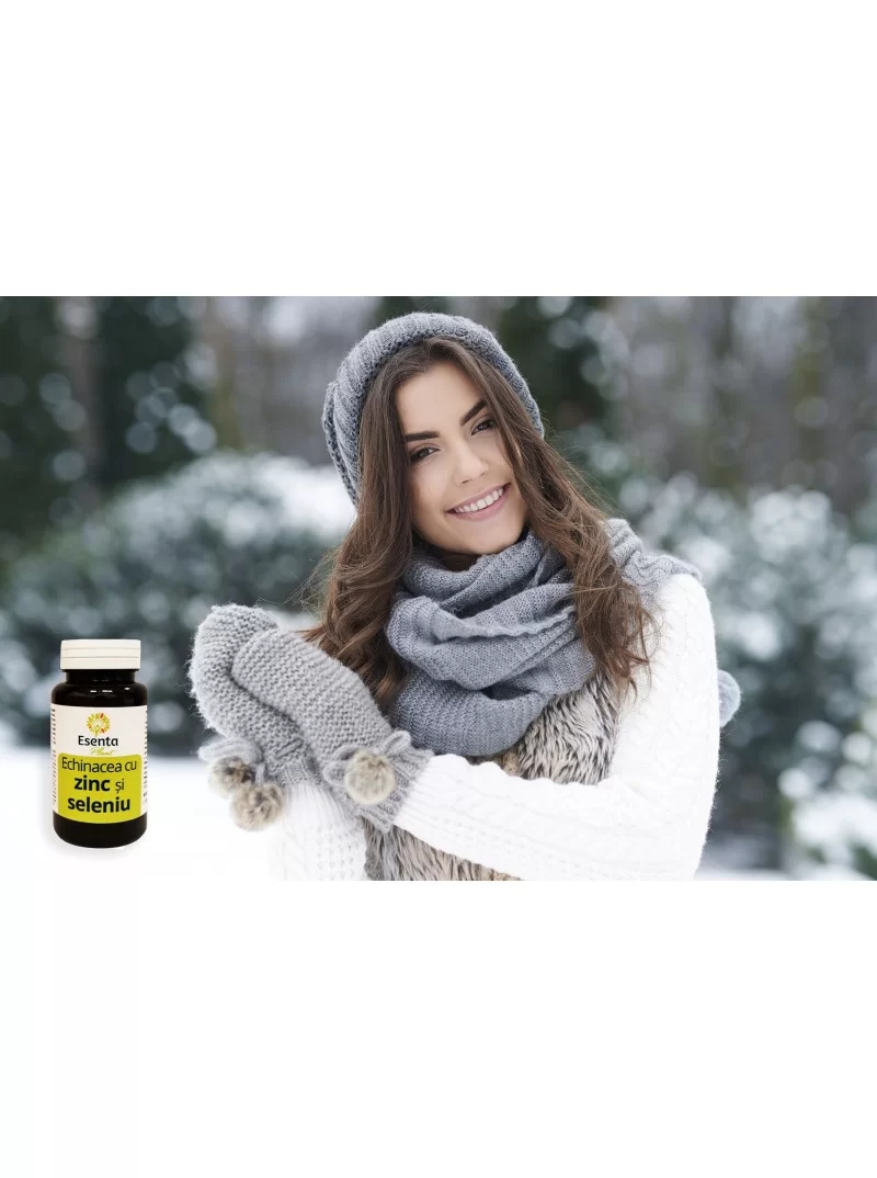 Echinacea cu zinc si seleniu 60 capsule Esenta Plant