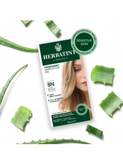 Vopsea pentru par blond deschis 8N Herbatint