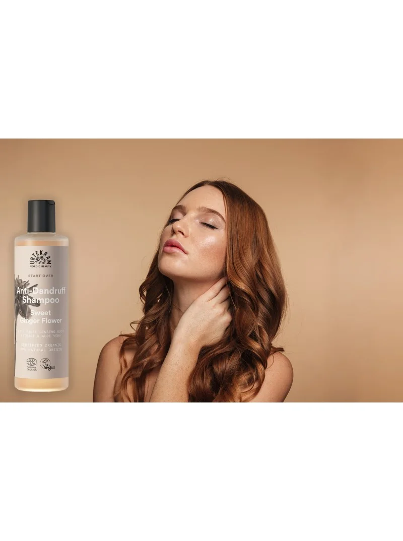 Sampon bio antimatreata cu ghimbir Sweet Ginger Flower 250ml Urtekram