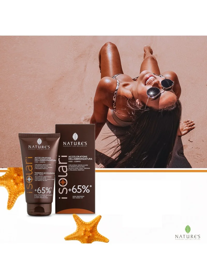 Accelerator de bronz +65% iSolari 150ml Nature's