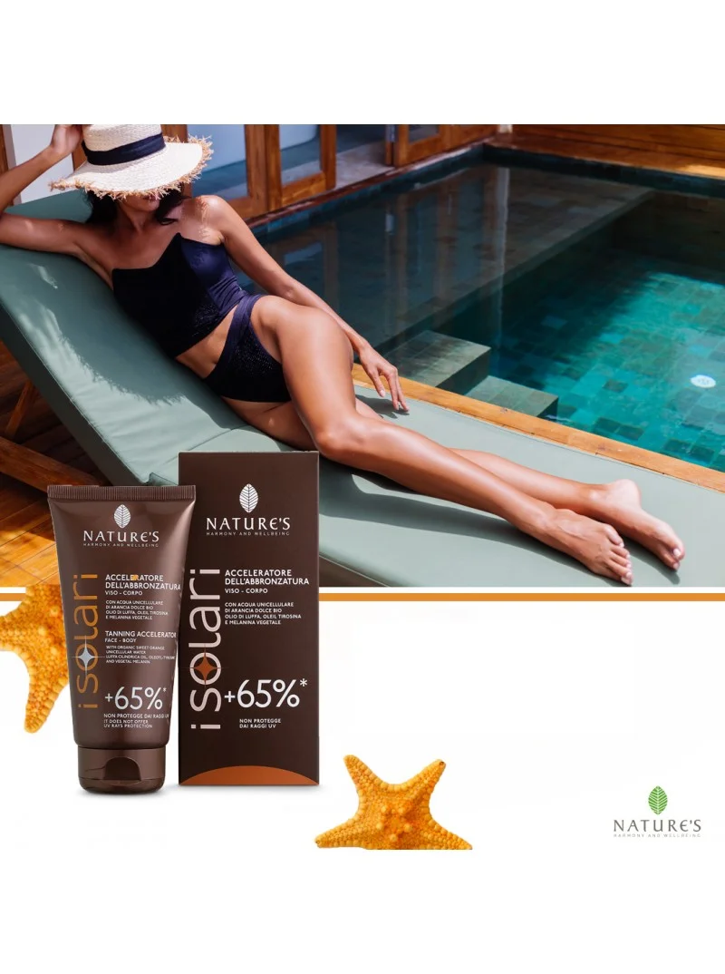 Accelerator de bronz +65% iSolari 150ml Nature's