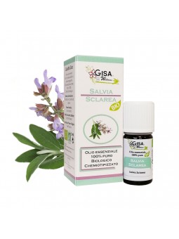 Ulei esential de Salvia Sclarea bio 5ml Gisa