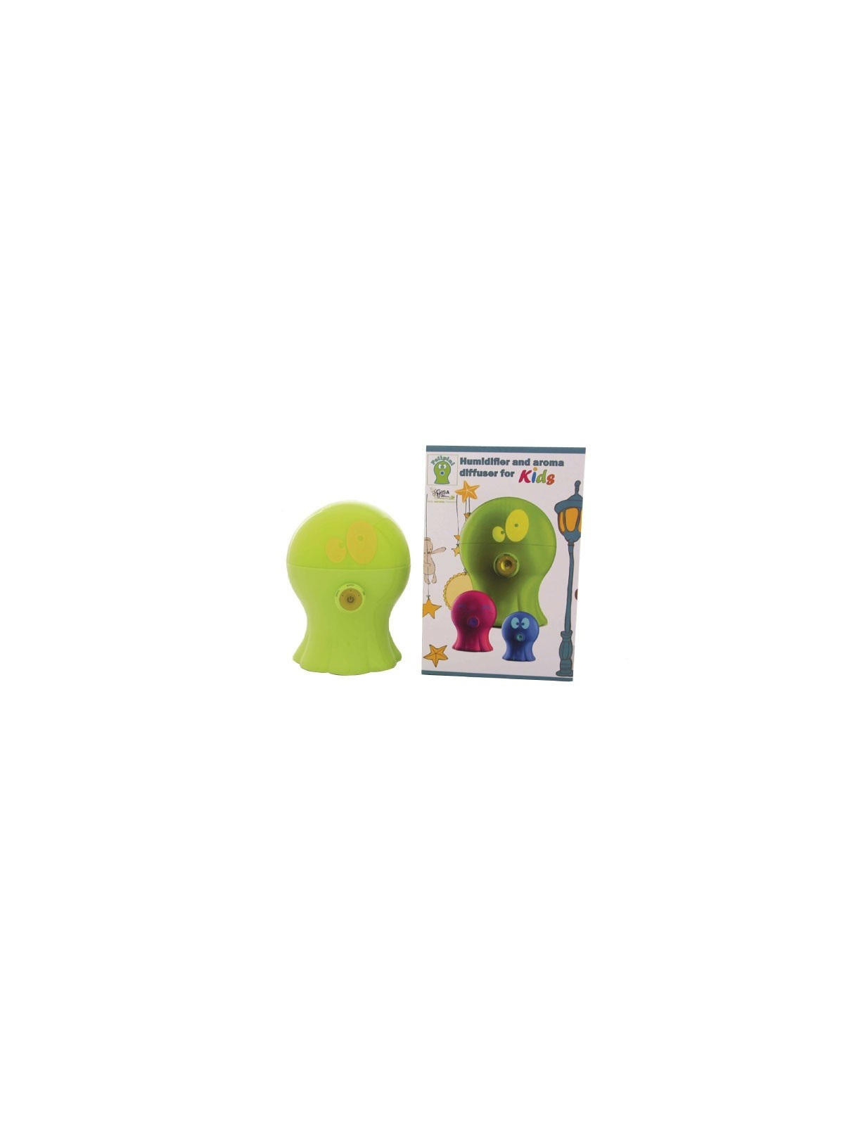 Umidificator si difuzor ultrasonic Polipini verde Gisa copii