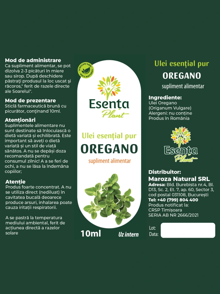 Ulei esential de oregano