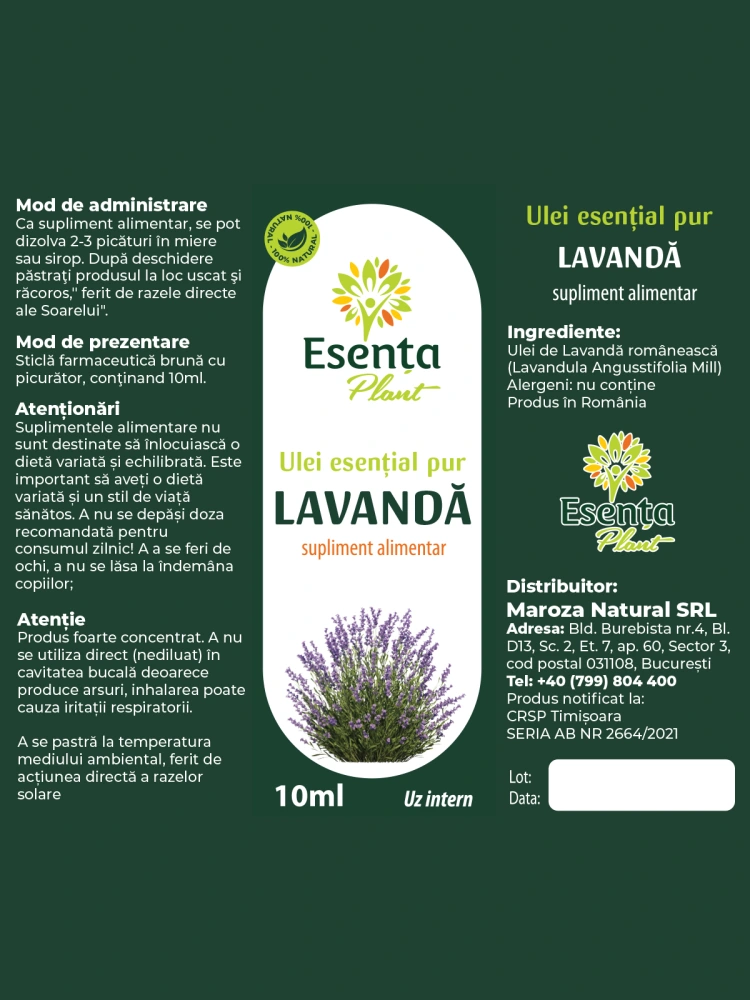 Ulei estential de lavanda