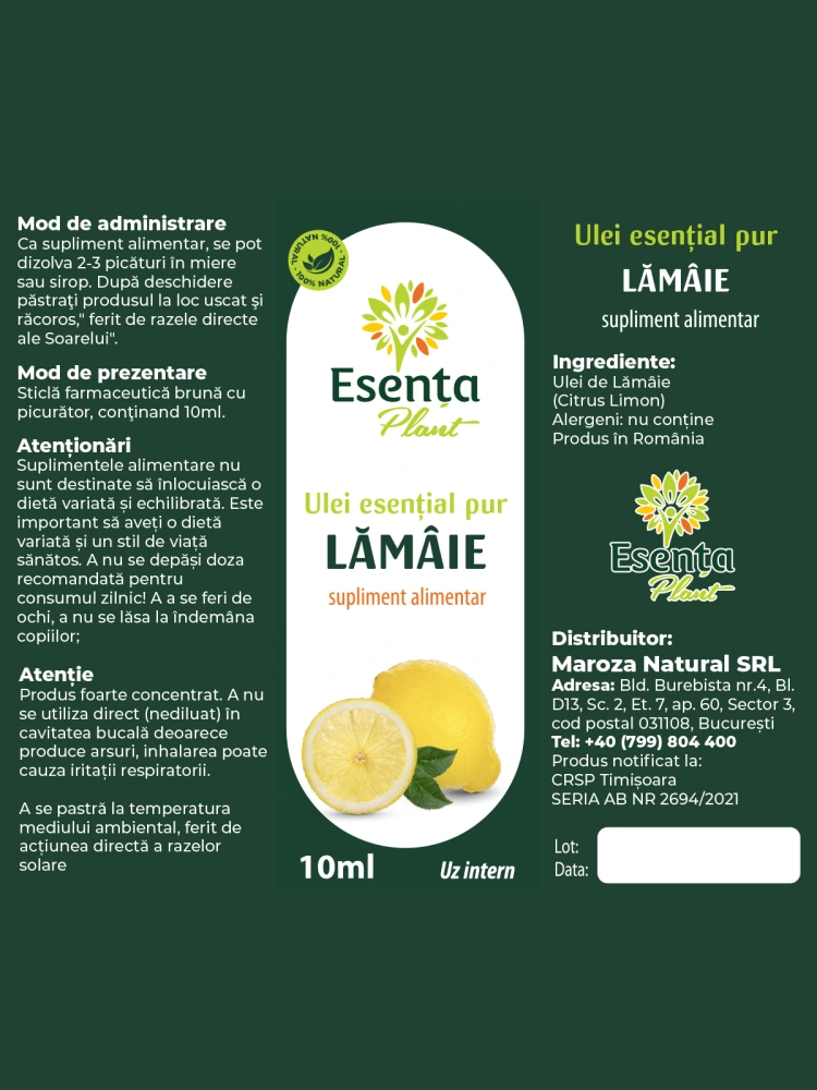 Ulei esential de lamaie