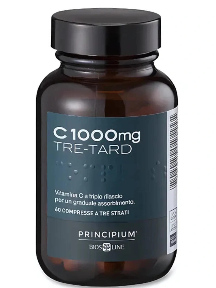 Vitamina C 1000mg Tre-Tard 60 comprimate Principium Bios Line