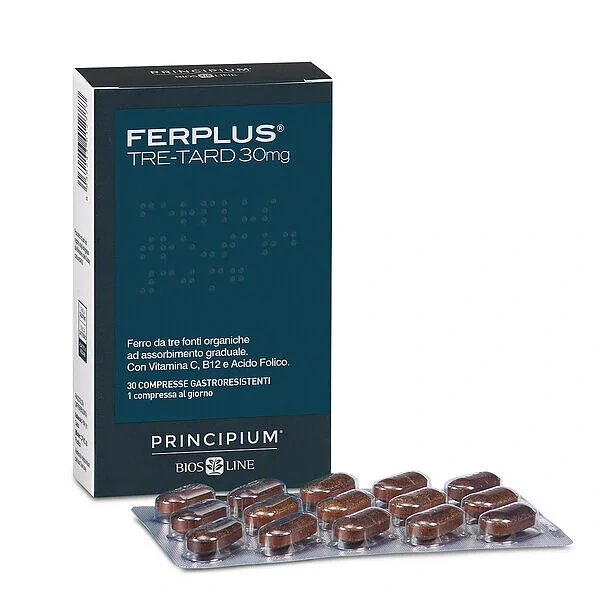Fier FerPlus Tre-Tard 30mg 30 comprimate Principium Bios Line