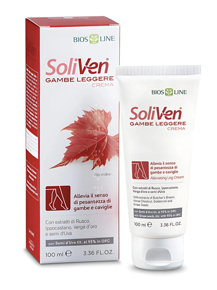 Crema pentru masaj picioare obosite SoliVen 100ml Bios Line