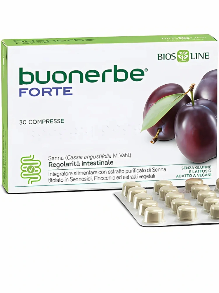 Laxativ natural cu efect rapid Buonerbe Forte 30 comprimate Bios Line