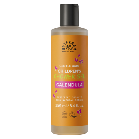 Gel de dus bio cu galbenele pentru copii 250ml Urtekram