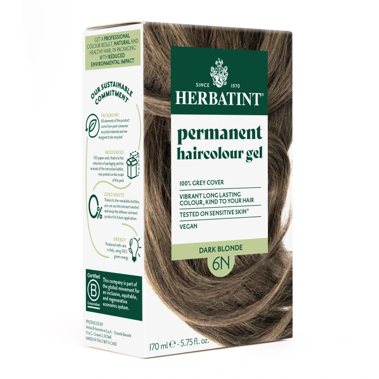 Vopsea par fara amoniac Herbatint 6N Blond Închis Herbatint