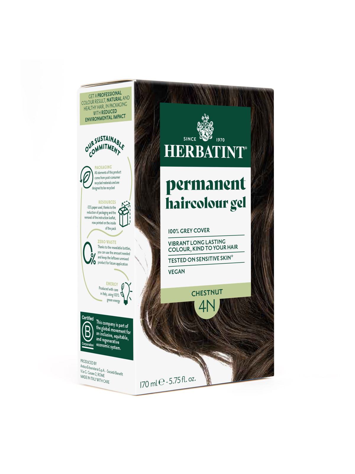 Vopsea par castaniu 4N Herbatint