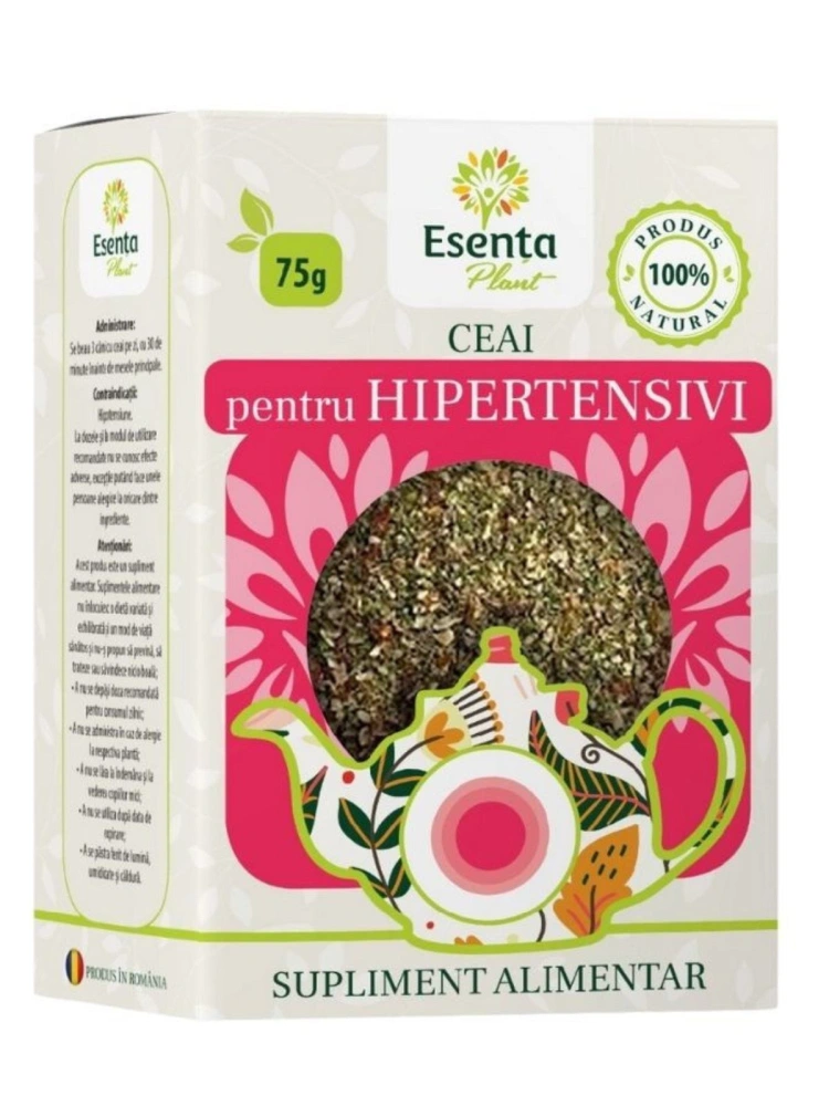 Ceai pentru hipertensivi 75g Esenta Plant
