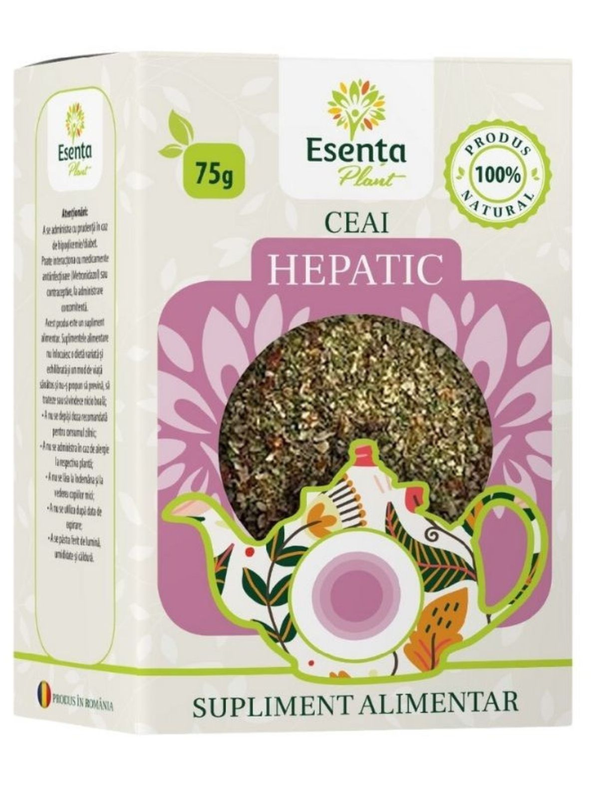 Ceai hepatic 75g Esenta Plant