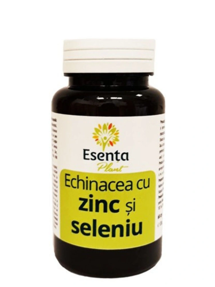 Echinacea cu zinc si seleniu 60 capsule Esenta Plant