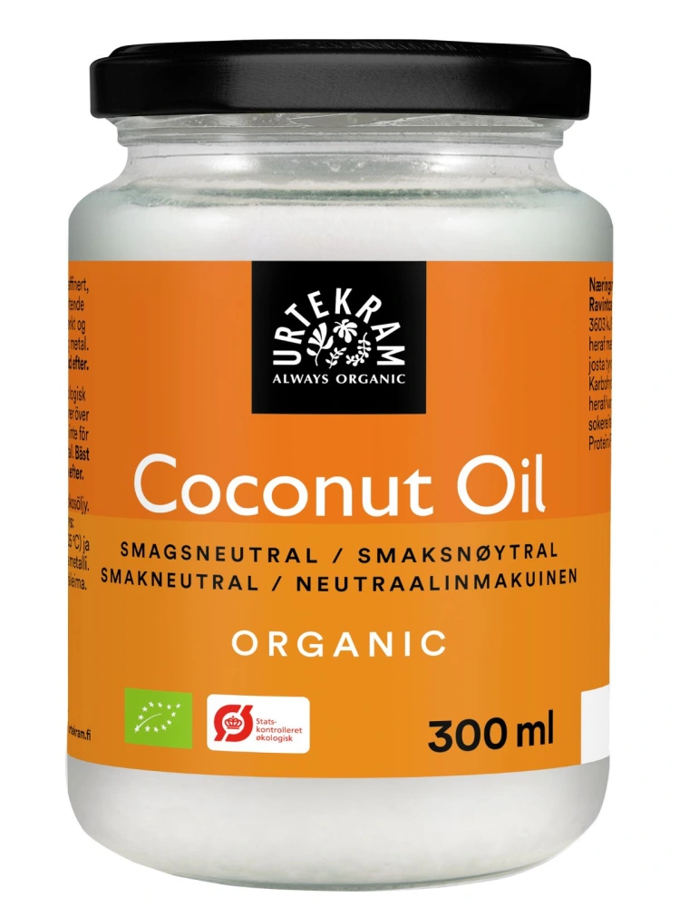 Ulei de cocos bio fara miros 300ml Urtekram