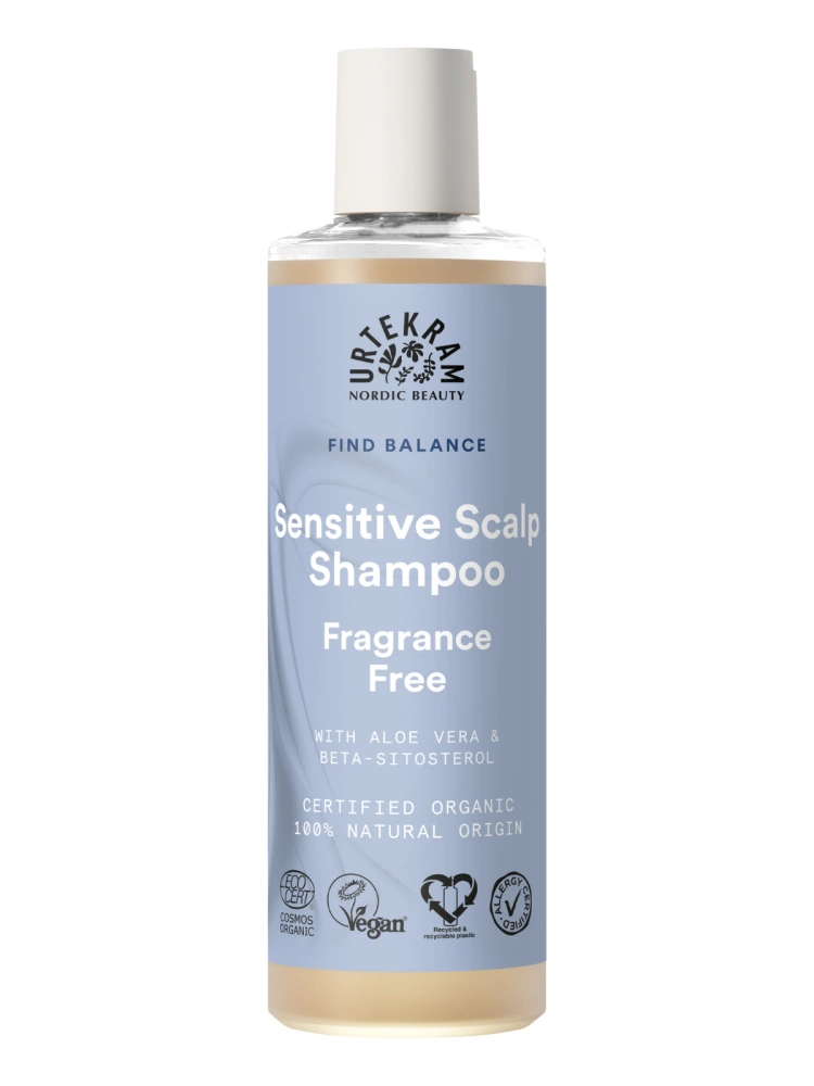 Sampon bio pentru scalp sensibil fara parfum Fragrance Free 250ml Urtekram