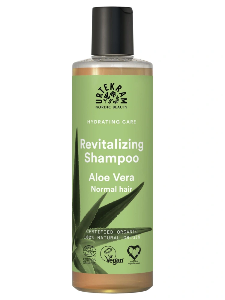Sampon bio revitalizant pentru par normal cu Aloe Vera 250ml Urtekram