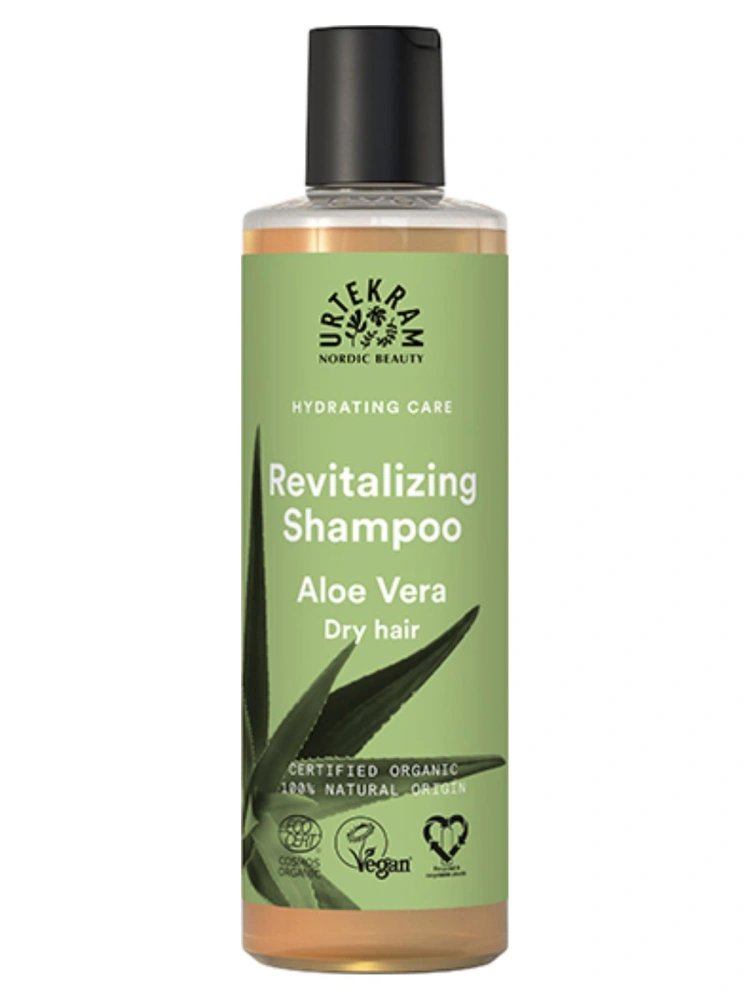 Sampon bio revitalizant pentru par uscat cu Aloe Vera 250ml Urtekram