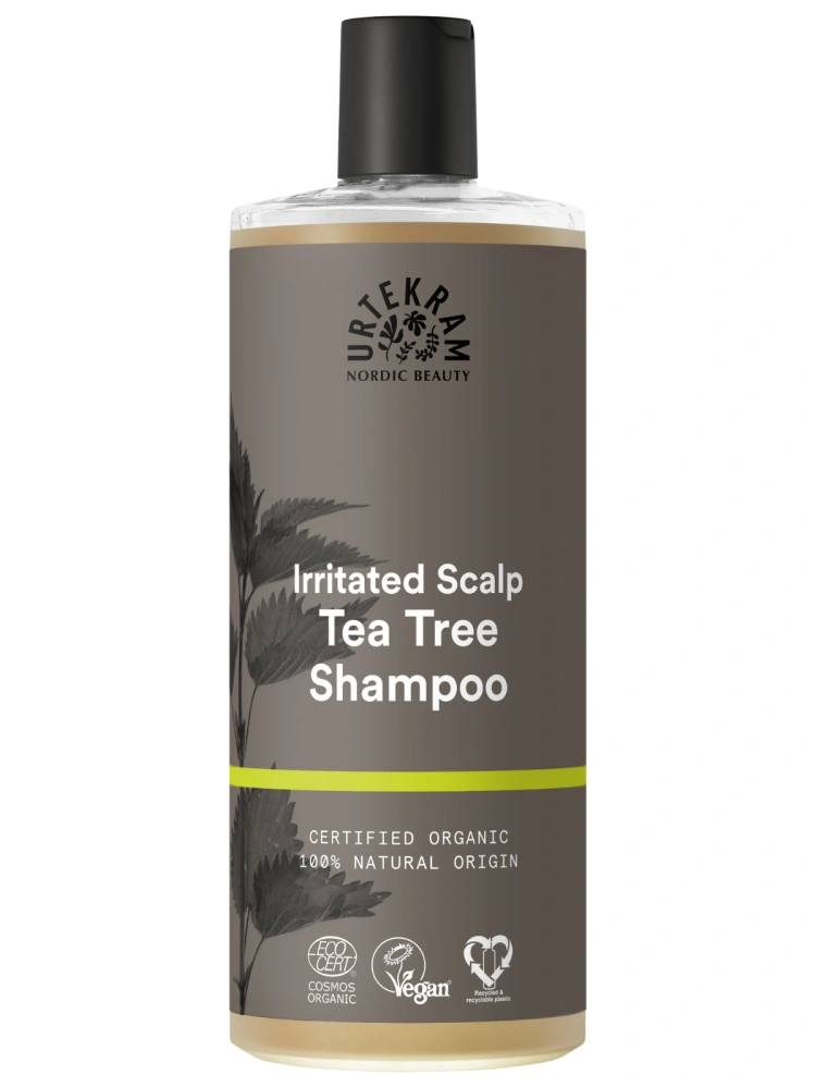 Sampon bio cu arbore de ceai pentru scalp iritat 500ml Urtekram