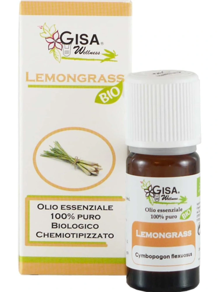 Ulei esential de Lemongrass bio 10ml Gisa