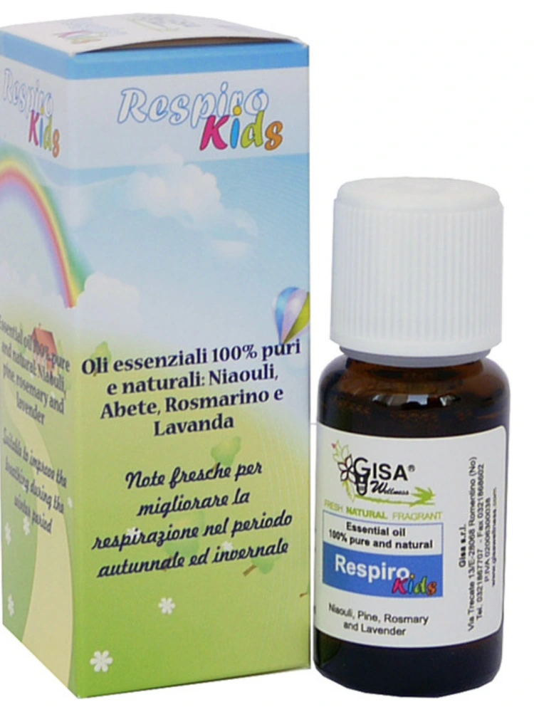 Sinergie de uleiuri esentiale bio pentru copii Respiro Kids 15ml Gisa