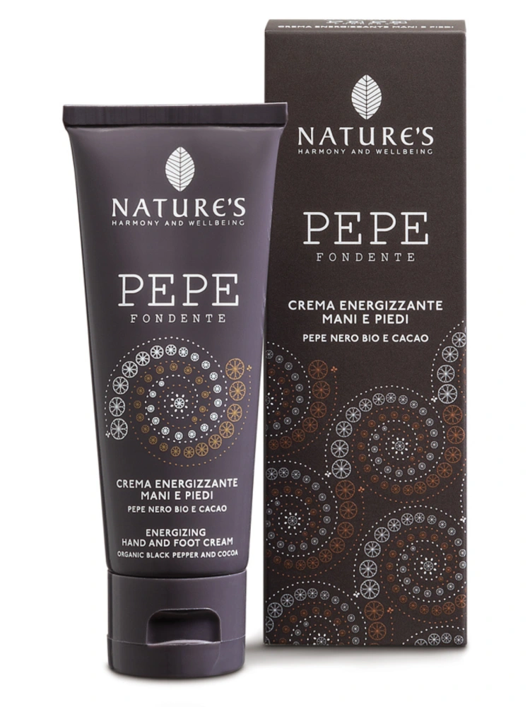 Crema energizanta maini si picioare Pepe Fondente 75ml Nature's
