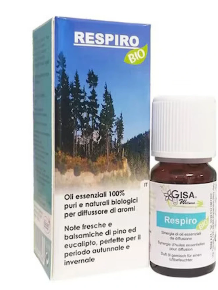 Sinergie de uleiuri esentiale bio pentru adulti Respiro 10ml Gisa