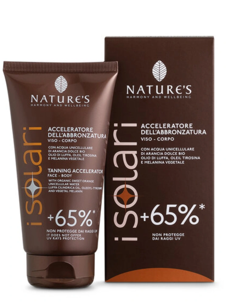 Accelerator de bronz +65% iSolari 150ml Nature's