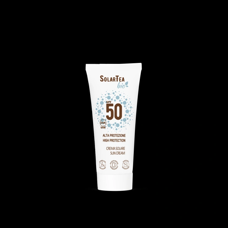 Crema bio de protectie solara ridicata SPF50 Solar Tea 100ml Bema