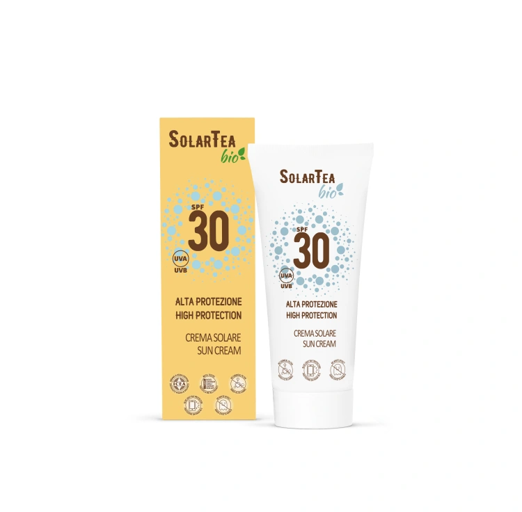 Crema bio de protectie solara ridicata SPF30 Solar Tea 100ml Bema