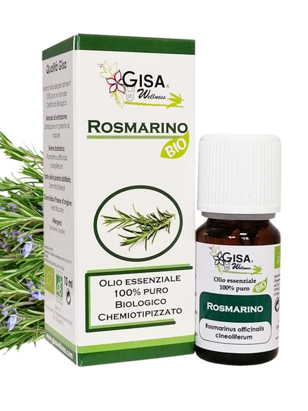 Ulei esential de rozmarin bio 10ml Gisa