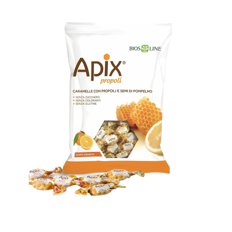 Bomboane cu propolis, seminte de grapefruit si portocale Apix Propoli 50g de la Bios Line