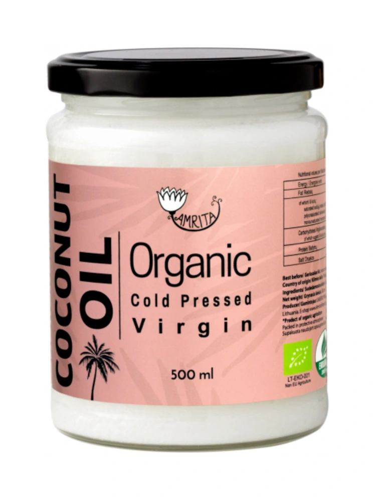 Ulei de cocos bio virgin 500ml Amrita