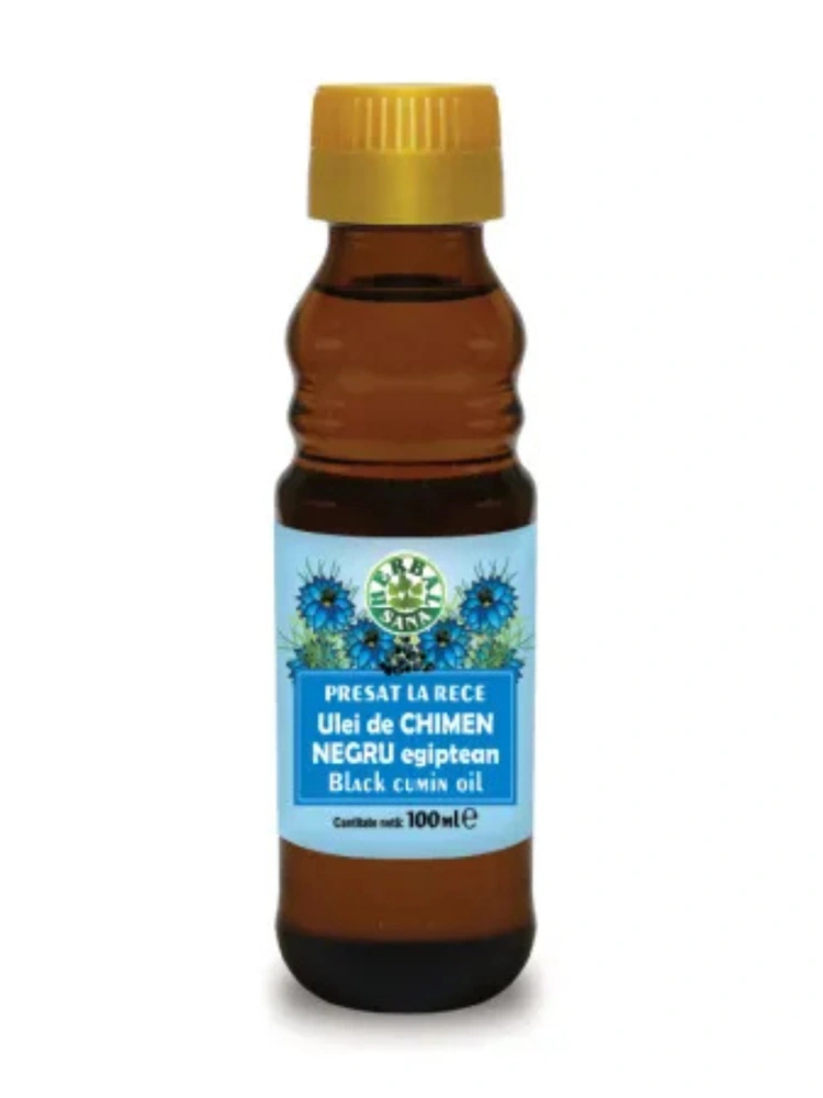 Ulei de chimen negru egiptean presat la rece 100ml Herbavit