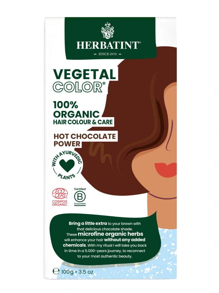 Vopsea de par Vegetal Color Hot Chocolate Power RT02 100g Herbatint
