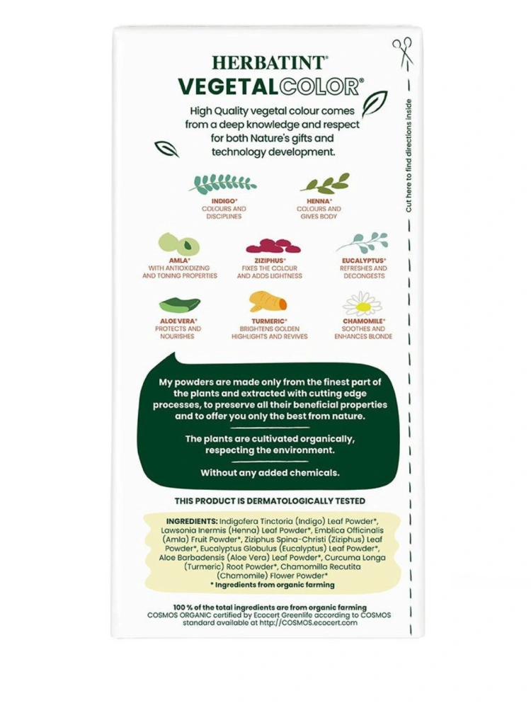Vopsea de par Vegetal Color Hot Chocolate Power RT02 100g Herbatint