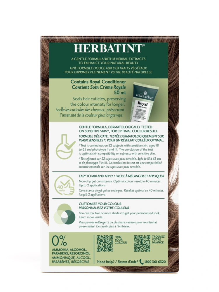 Vopsea pentru par blond auriu inchis 6D Herbatint